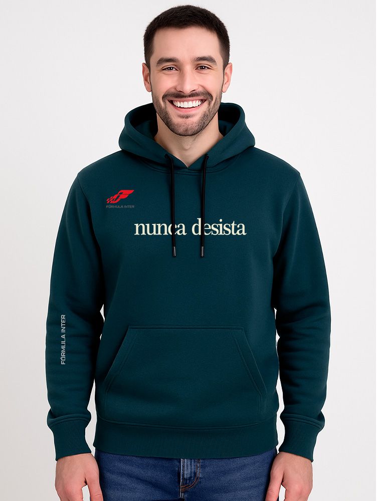 Moletom Hermoso Formula Inter Nunca Desista Verde - Hermoso Compadre