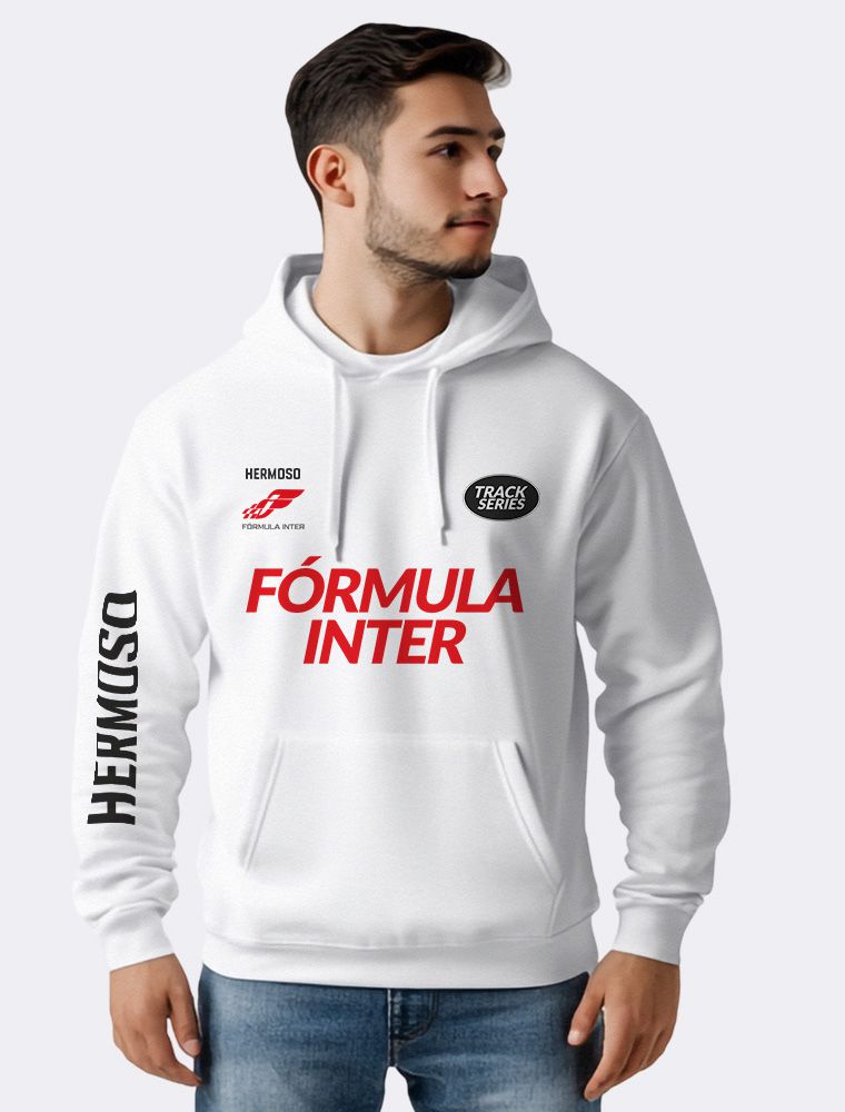 Moletom Hermoso Formula Inter Branco - Hermoso Compadre