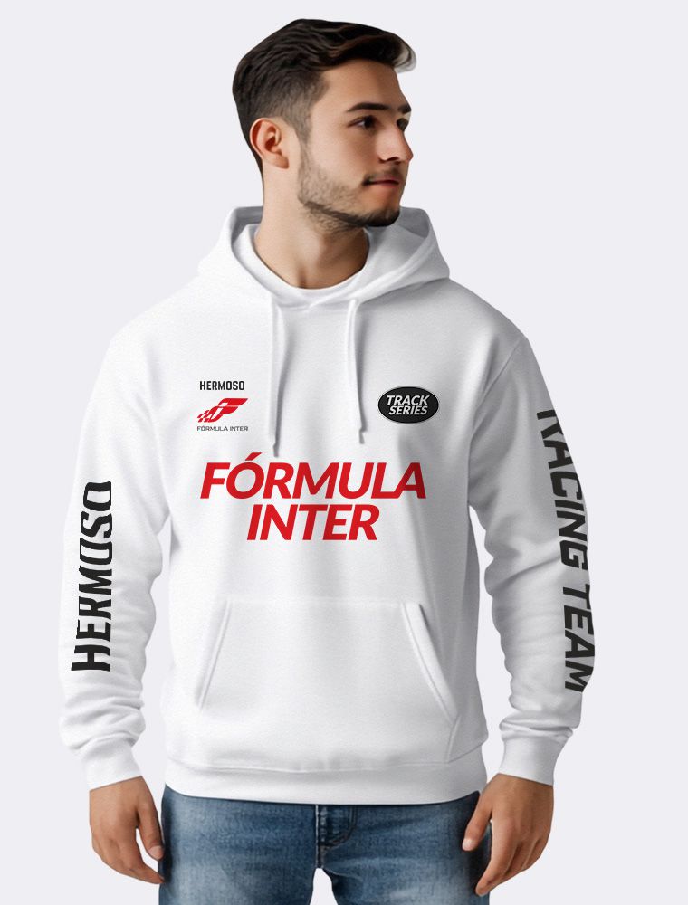Moletom Hermoso Formula Inter Branco - Hermoso Compadre