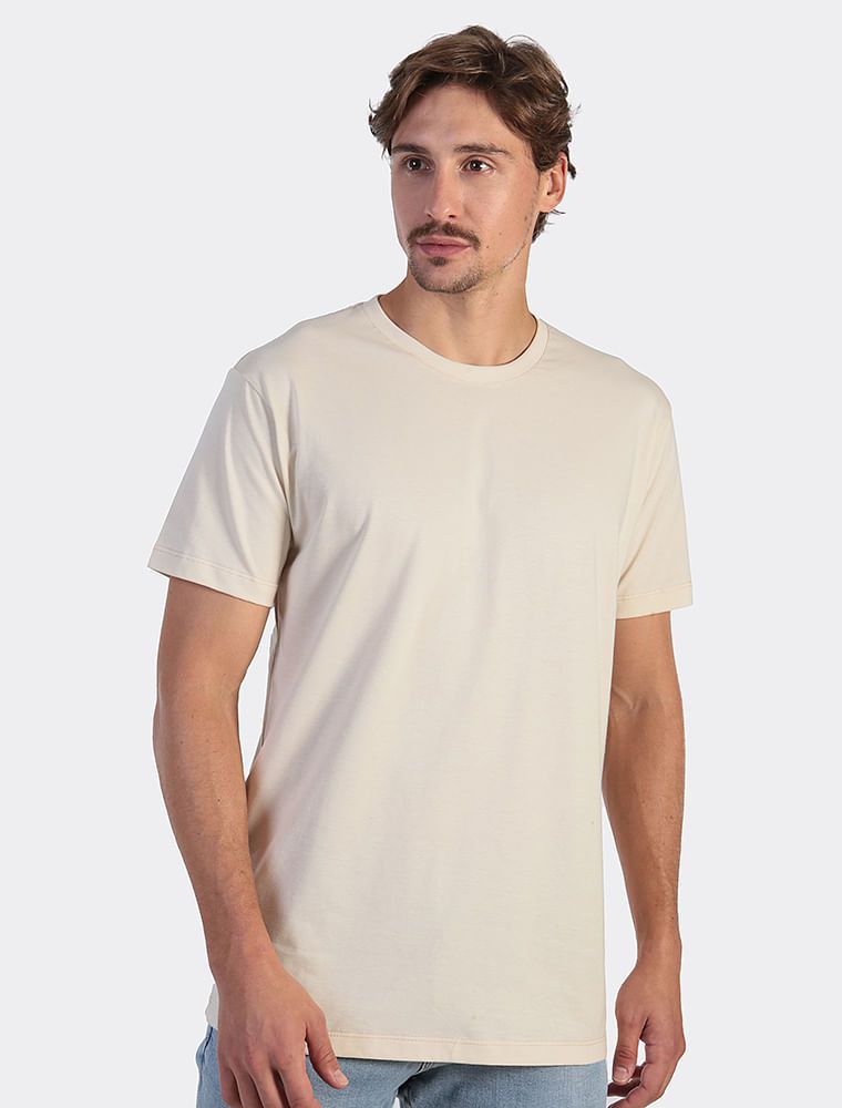 Camiseta Básica Bege Dunna - Hermoso Compadre
