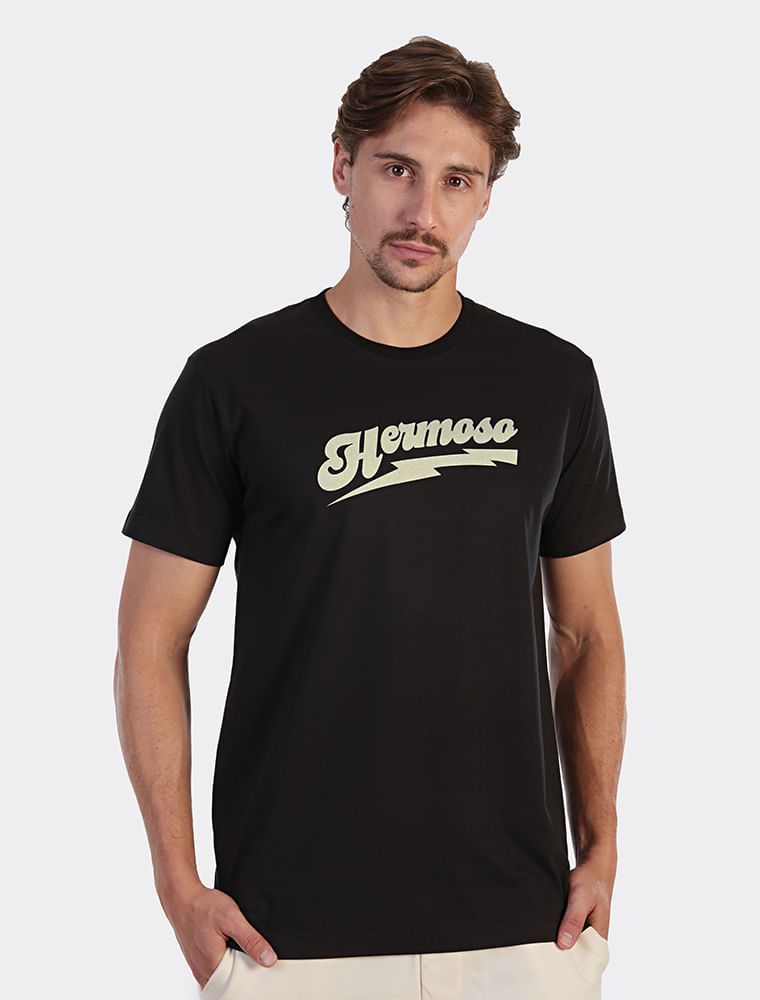 Camiseta Hermoso Flash Preta - Hermoso Compadre