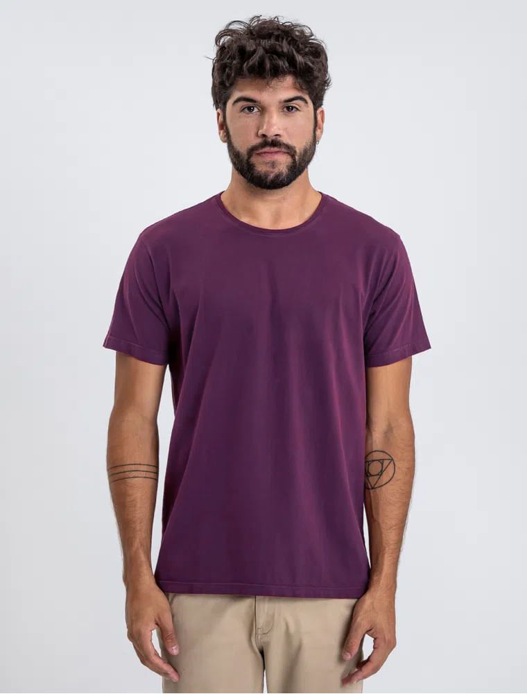 Camiseta Básica Roxa - Hermoso Compadre