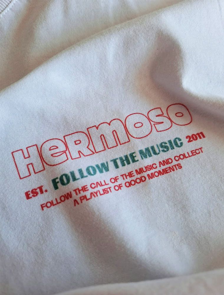 Camiseta Follow The Music Branca