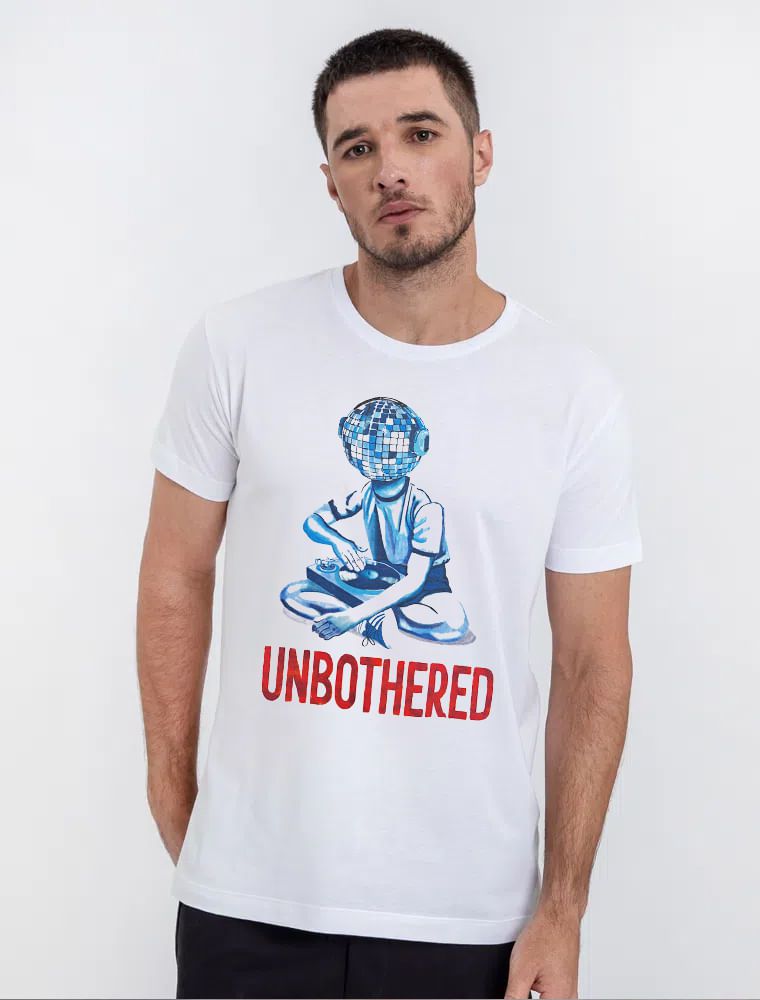Camiseta Unbothered Disco Branca