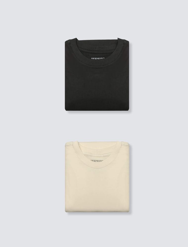 Kit Oversized - Mix Off-White e Preta - Hermoso Compadre