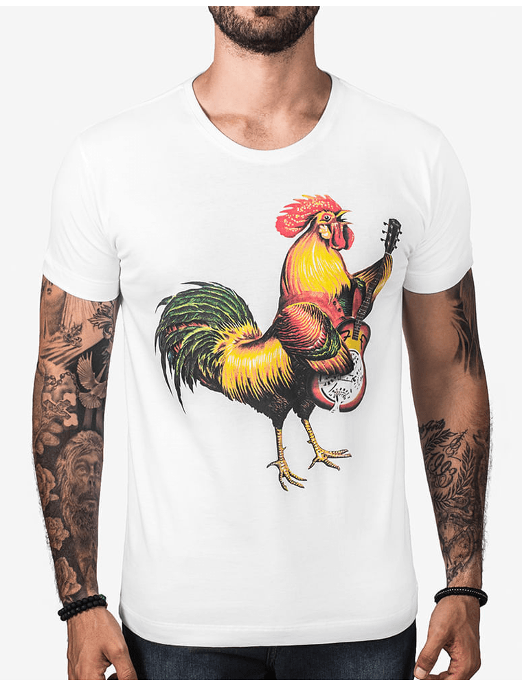 T-SHIRT FOLK ROOSTER - Hermoso Compadre