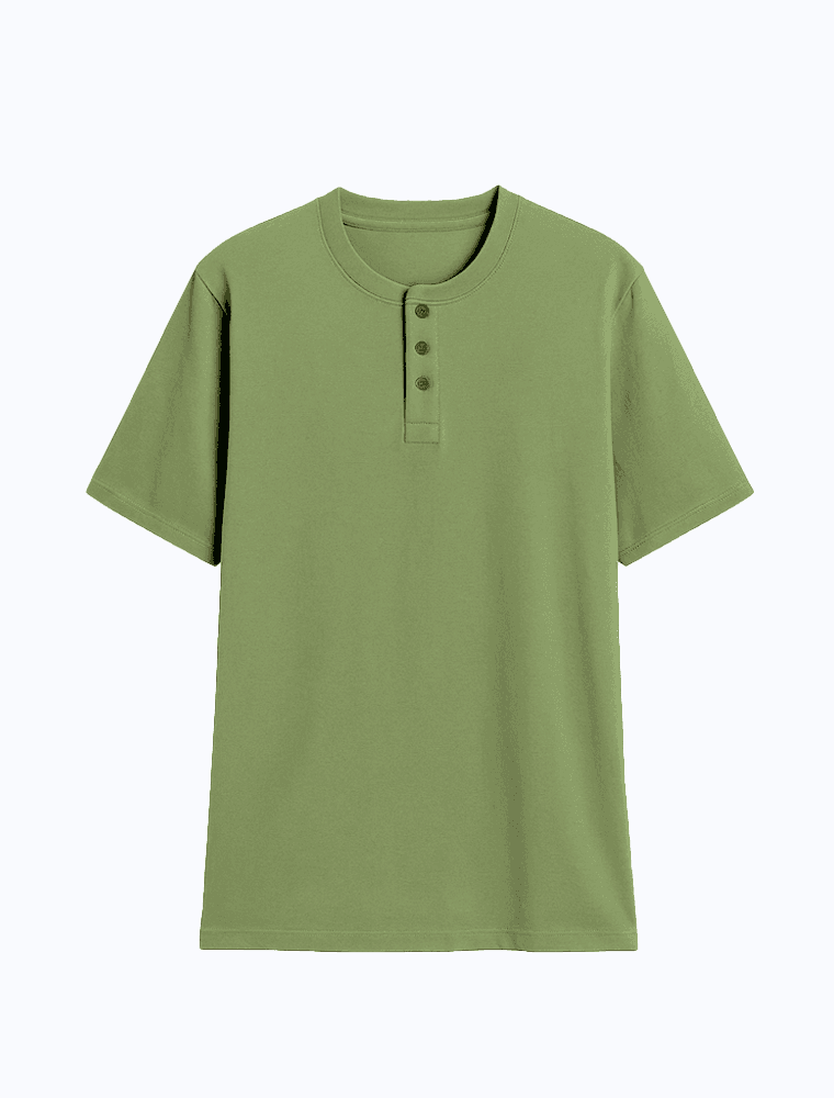 Camiseta Henley Green Light - Hermoso Compadre
