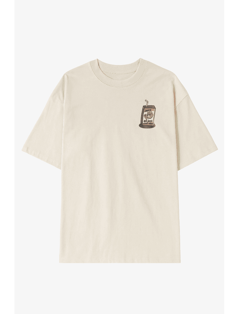 Camiseta Juice Oversized Off-white - Hermoso Compadre