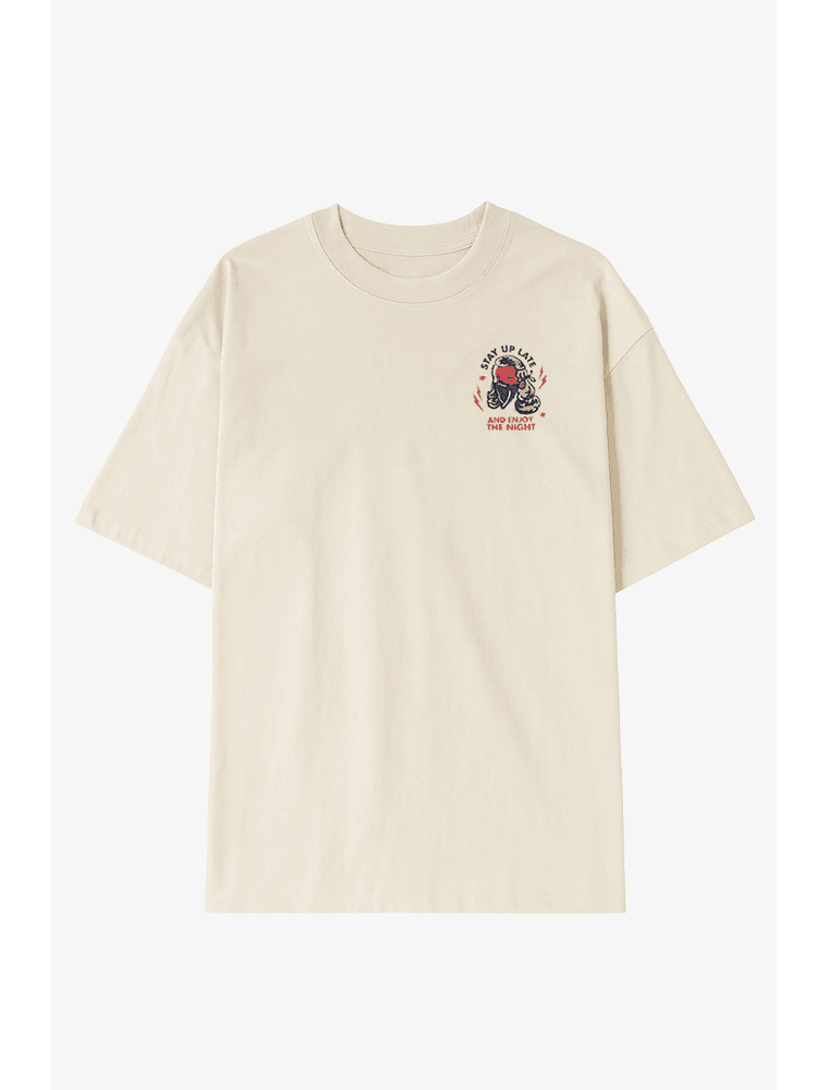 Camiseta Stay Up Oversized Off-White - Hermoso Compadre