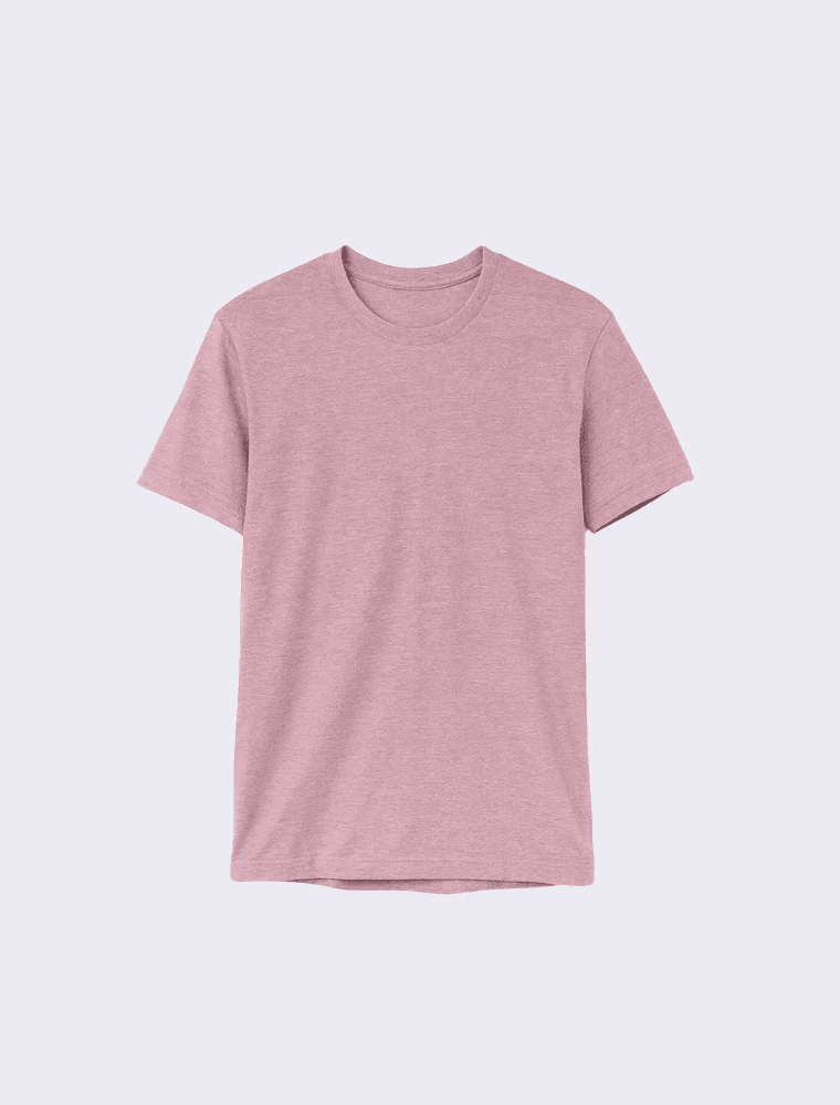 Camiseta Básica Mescla Rosa