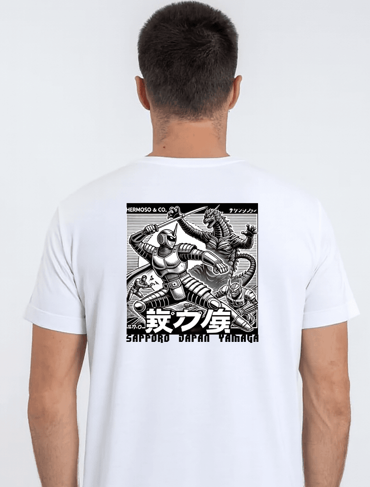 Camiseta Jiraya Sapporo Yamaga Branca - Hermoso Compadre