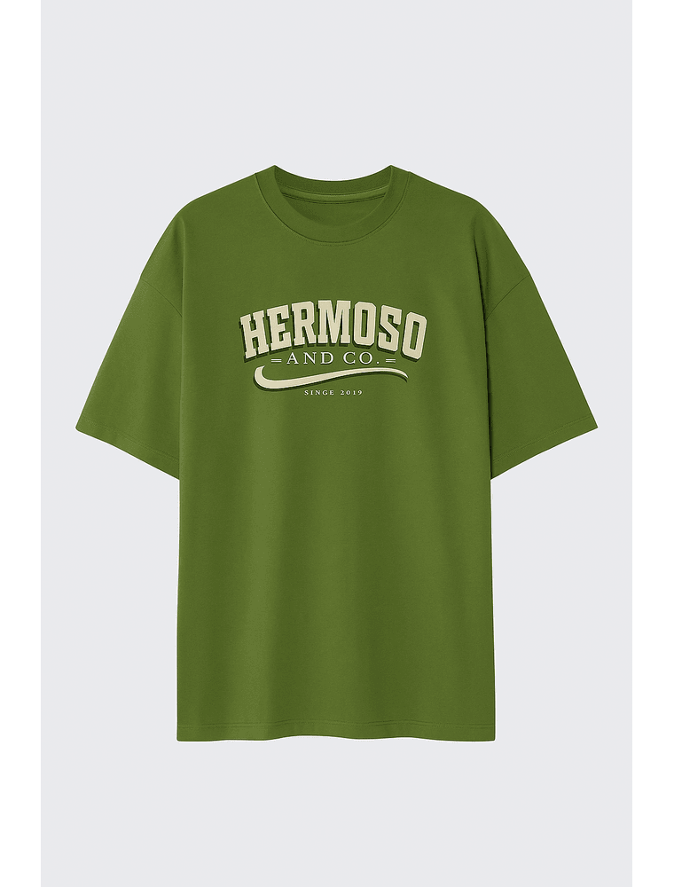 Camiseta Oversized Verde Oliva HERMOSO - Hermoso Compadre