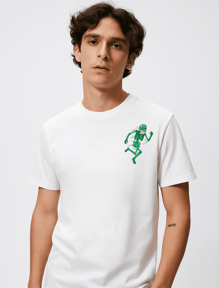 Camiseta HRMS Craneo Branca - Hermoso Compadre