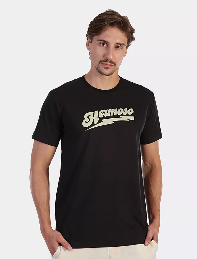 Camiseta Hermoso Flash Preta - Hermoso Compadre