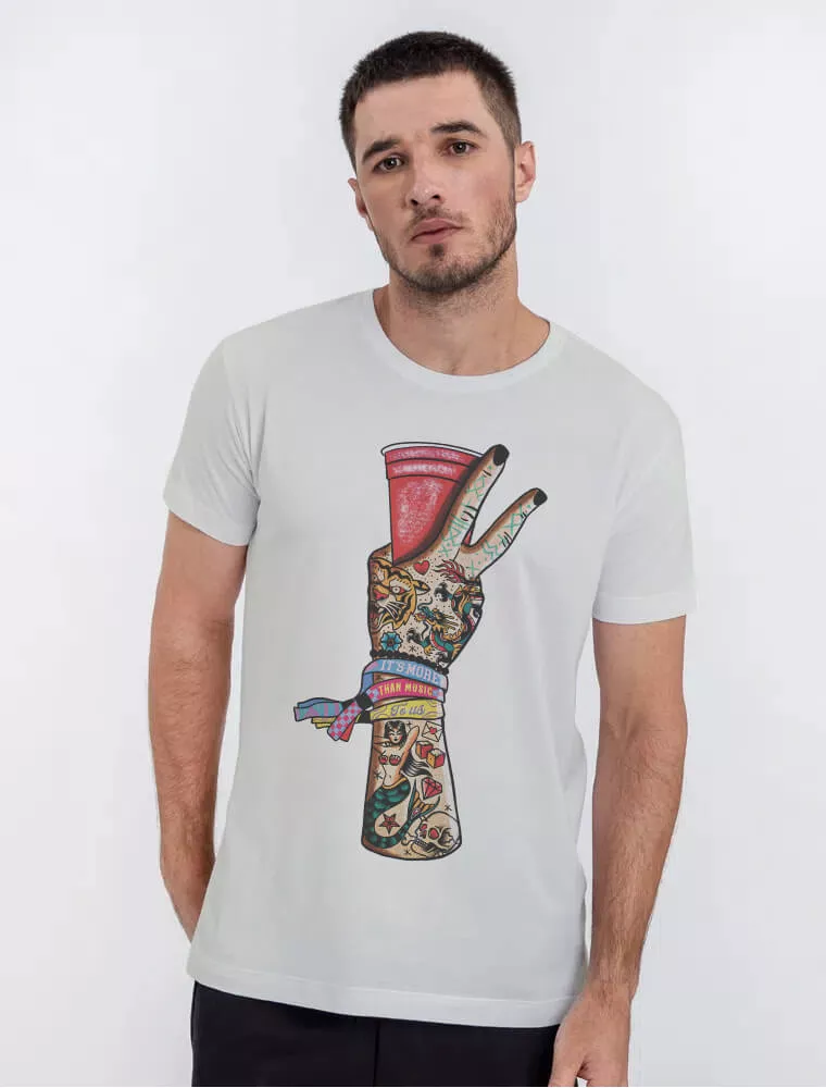 Camiseta Festival Vibe Off-white