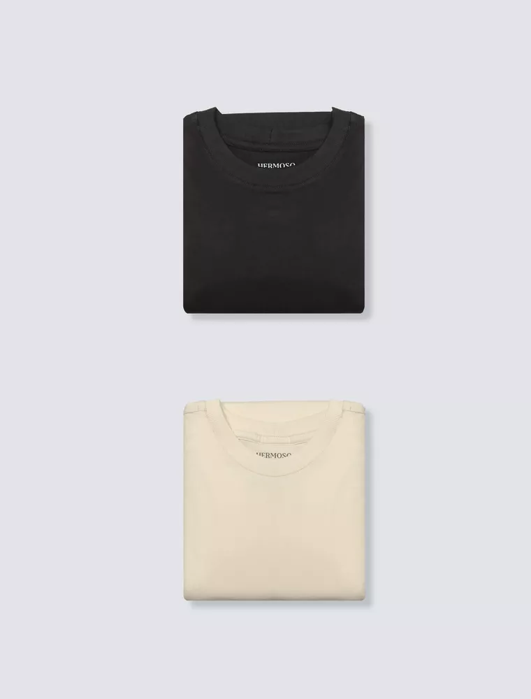 Kit Oversized - Mix Off-White e Preta - Hermoso Compadre