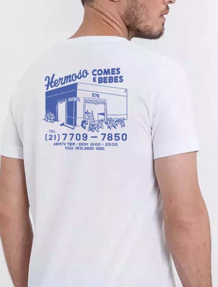 Camiseta Tijuca Comes e Bebes Branca