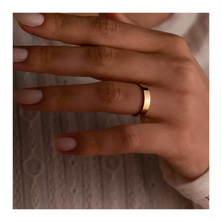 Aliança de Casamento em Ouro 4mm Bahamas (Bazar Rosê)