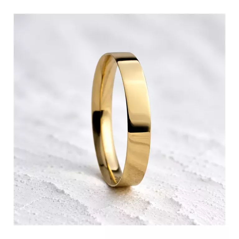 Aliança de Casamento em Ouro 4mm Bahamas (Bazar Rosê)
