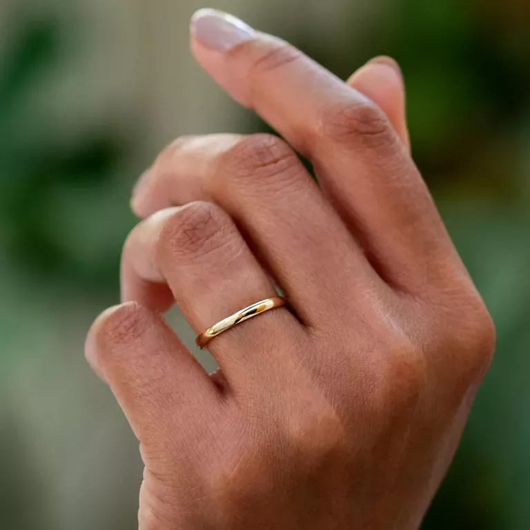 Aliança de Casamento Classic Abaulada 2mm - Unidade (Bazar Rosê)