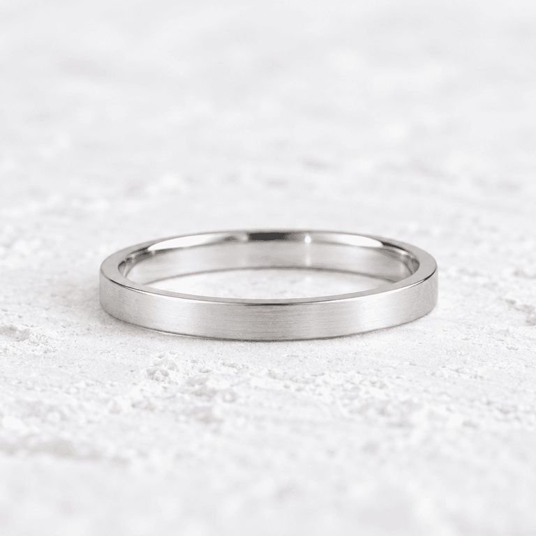 Aliança de Namoro em Prata Esterlina 925 Espirita 3mm - Par (Bazar Rosê)