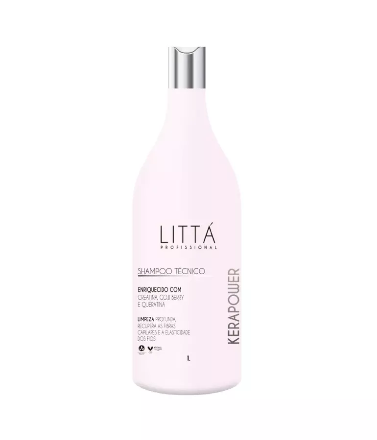 Shampoo Técnico Kerapower 1L - Littá Profissional | BELABERE