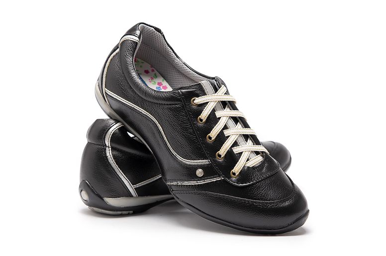 Tênis Feminino Alcalay - 0090 Preto/Prata - CALÇADOS ALCALAY