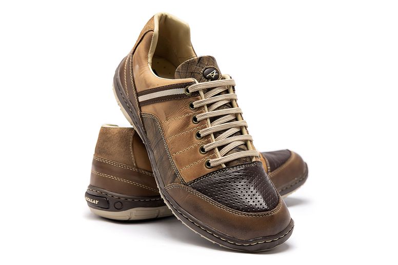 Sapatênis Alcalay Masculino 1061 - 1061marfim - CALÇADOS ALCALAY