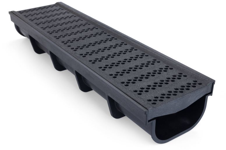 GRELHA FURADINHA ANTI INSETO E SUPORTE COLETOR PRETO 14 CM - Grl+SupCo... - CALÇADOS ALCALAY
