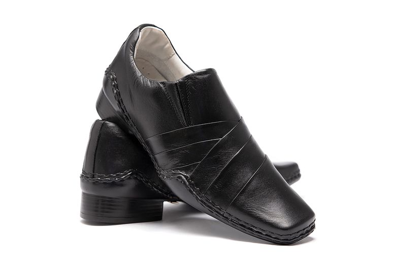 Sapato Social Masculino - L3011 Preto - CALÇADOS ALCALAY
