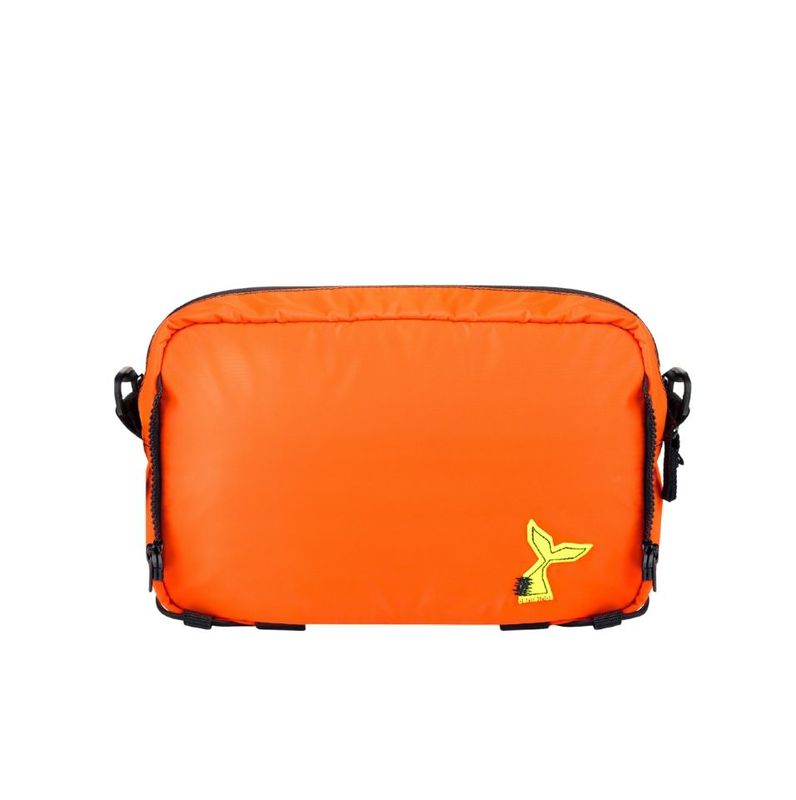 pochete jubarte laranja neon - centelhas + maqui n... - centelhas