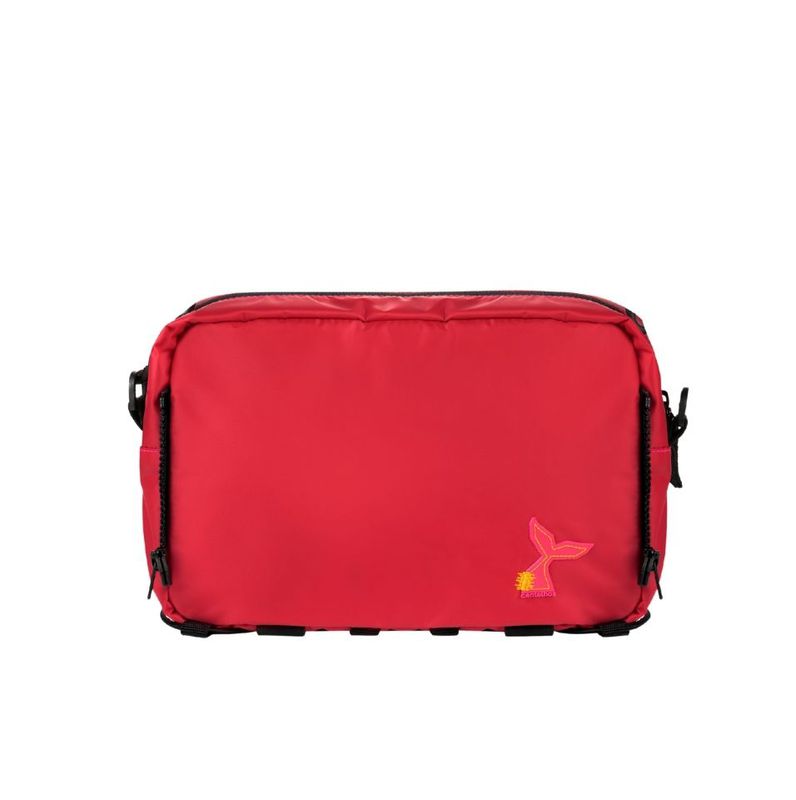 pochete jubarte vermelho - centelhas + maqui nóbre... - centelhas