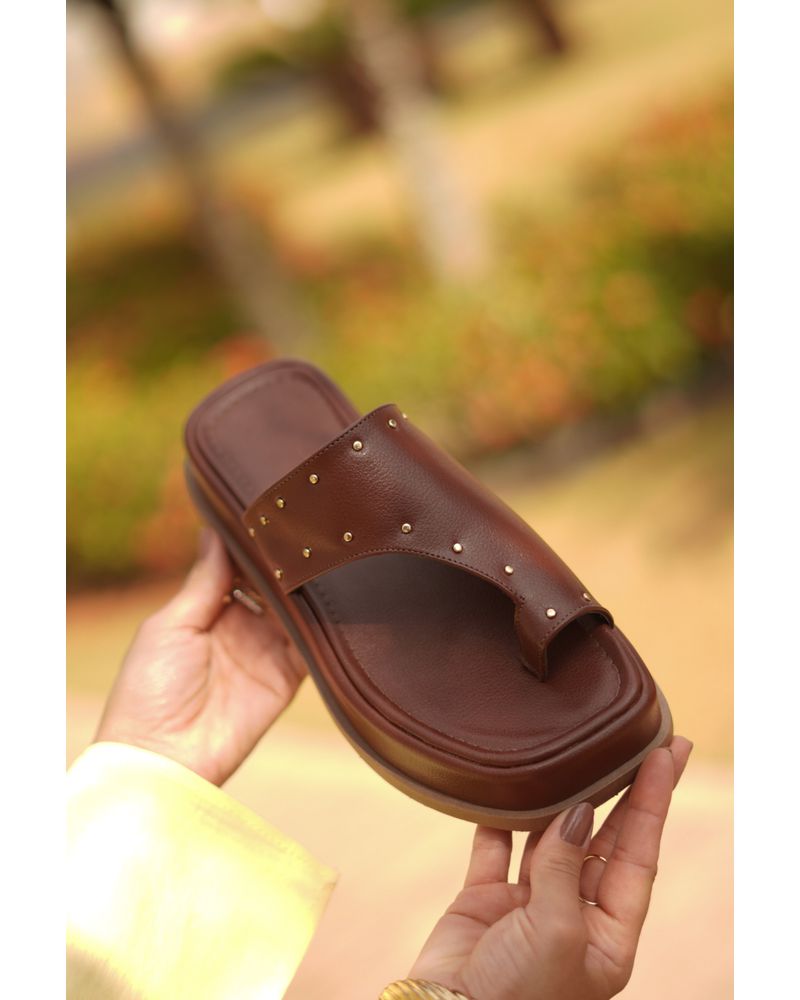 GABI - FLATFORM MARROM - FLUÍDA