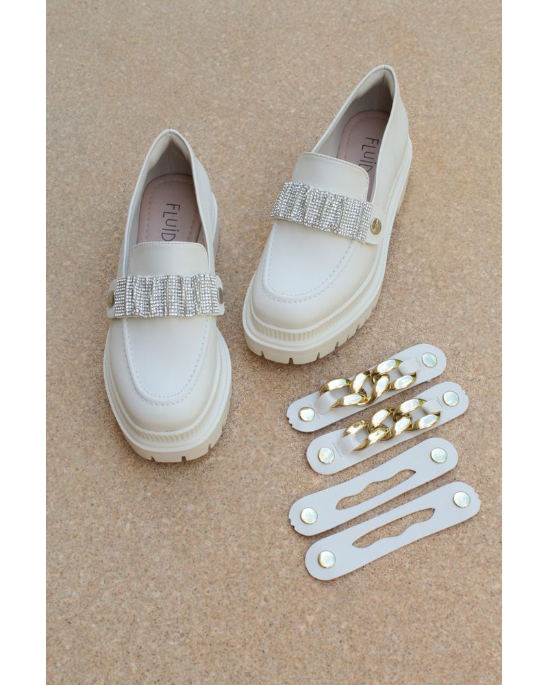 MOCASSIM 3 em 1 BETINA OFF WHITE - FLUÍDA