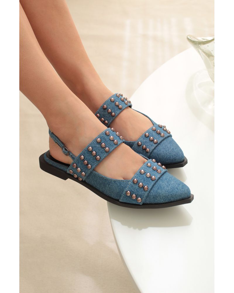 SLINGBACK SAPATILHA JEANS JADE - FLUÍDA