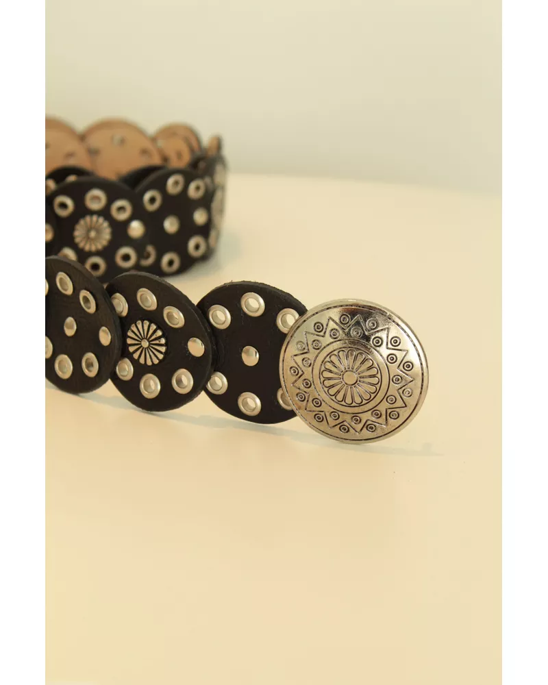 BEL - CINTO BOHO CHIC PRETO - FLUÍDA