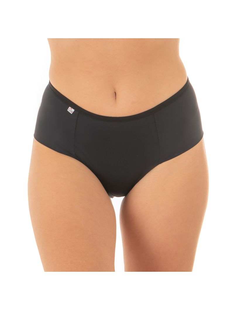 Tanga Cós Alto Microfibra 0829 - PRETO - LILA LINGERIE