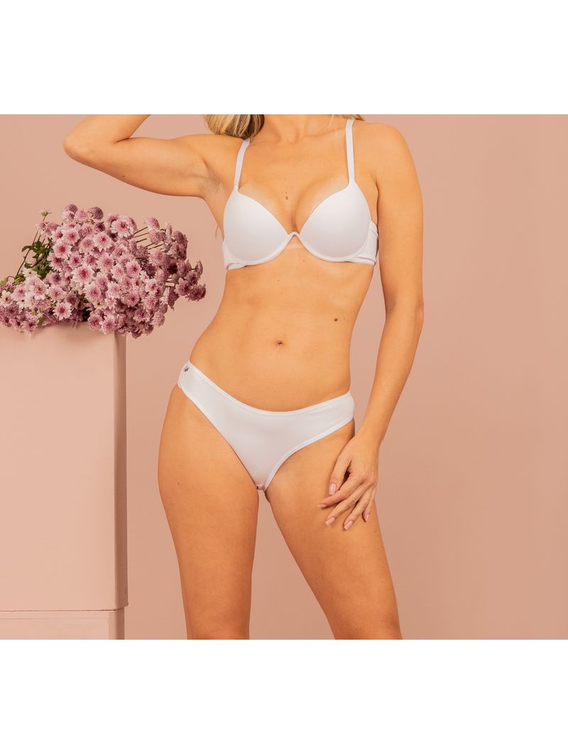 Conjunto Básico Sutiã Aro Inteiro