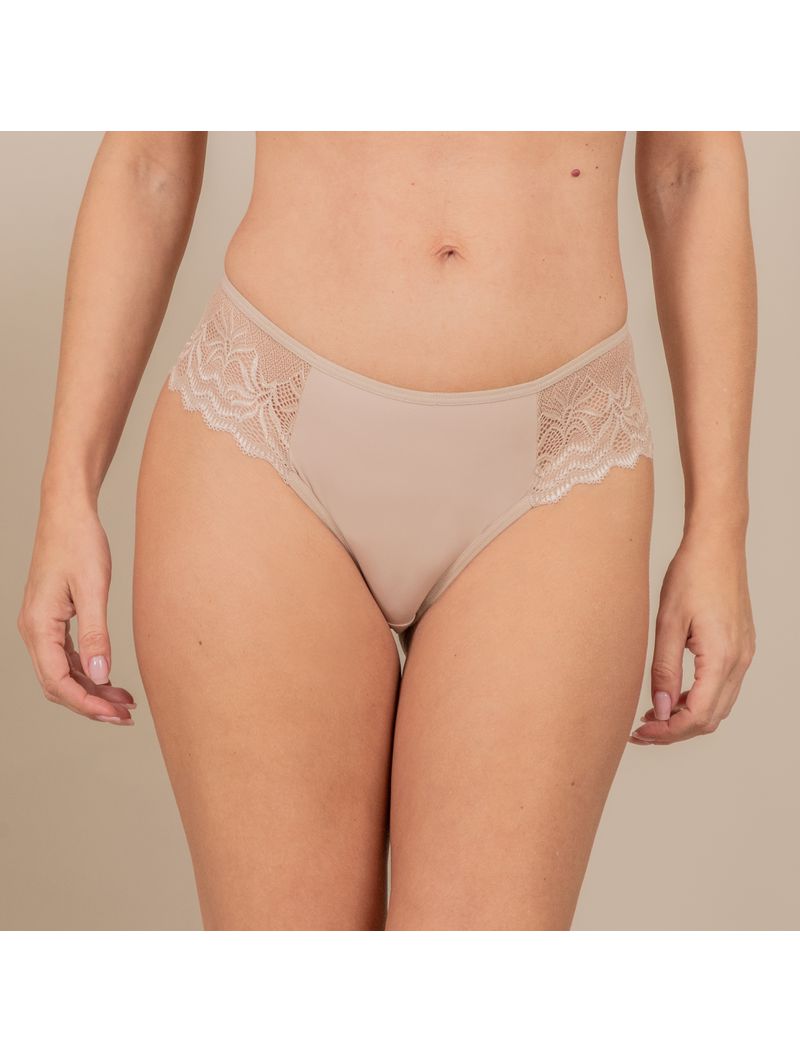 Fio Duplo com Renda 0814 - CHOCOLATE - LILA LINGERIE