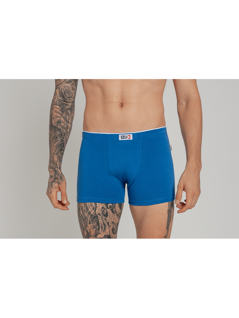 Cueca Boxer Algodão 0255 - AZUL - LILA LINGERIE