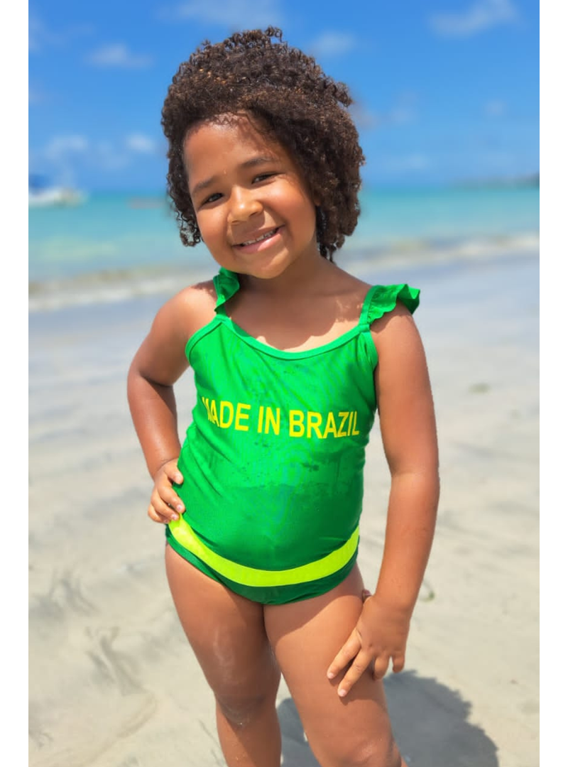 Maio Infantil Made In Brazil - Verde - 1617 - Sereia de Noronha