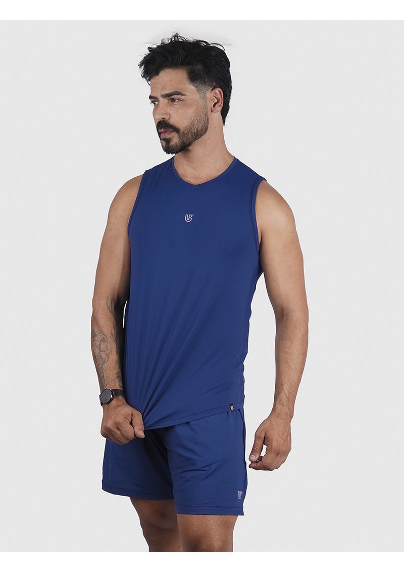Regata Cold Usup Azul Navy Poliamida Uv 50+ 
