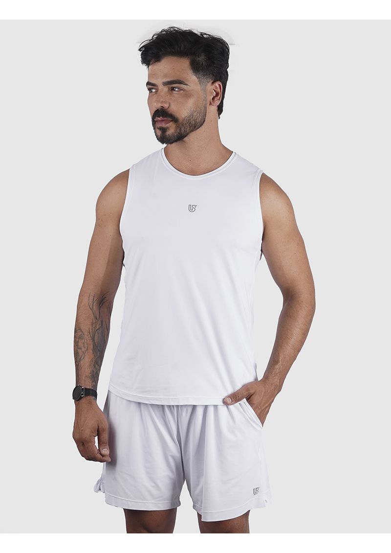 Regata Cold Usup Branco Poliamida Uv 50+ 