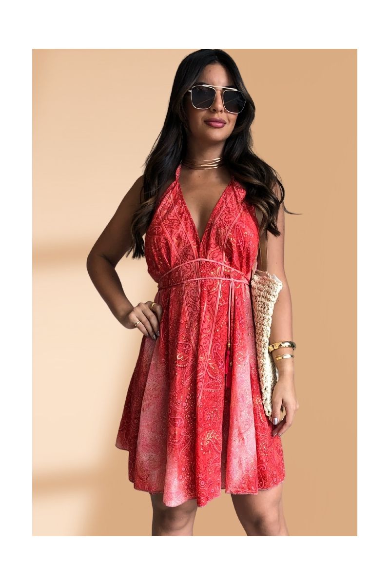 Vestido Lenço Curto Isabel