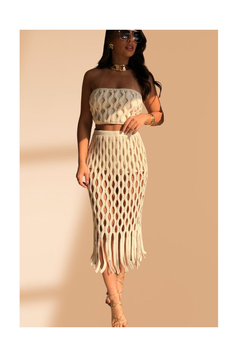 Conjunto Aurora Malha Bege