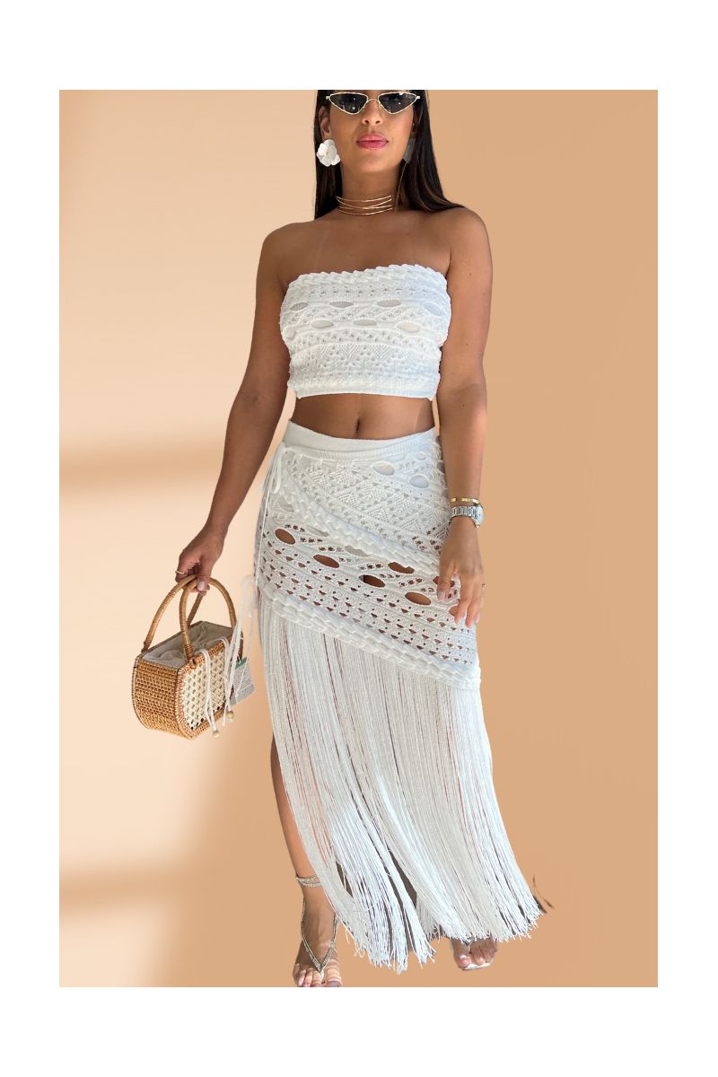 Conjunto Tricot Tulum Branco