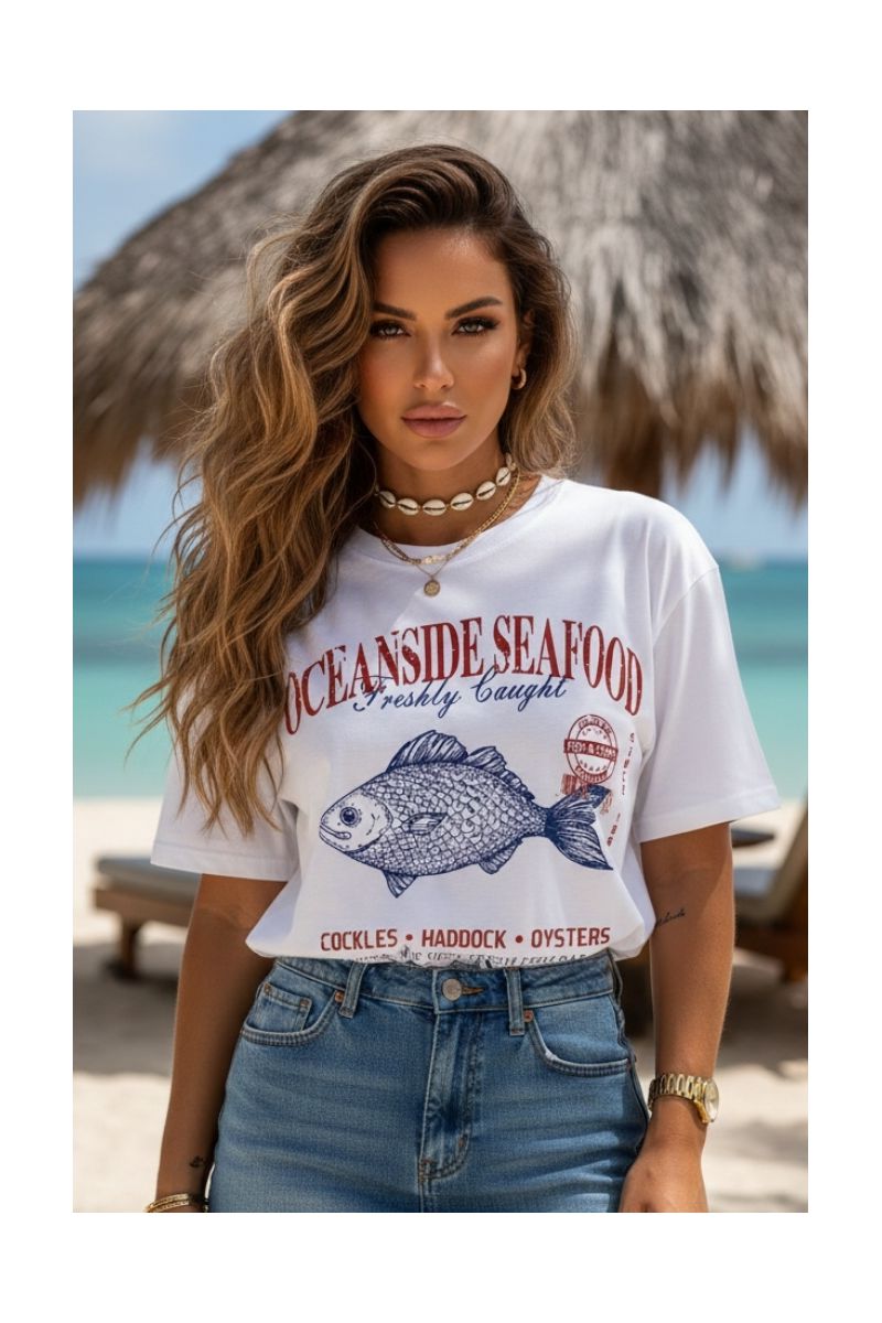Camiseta Feminina Oceanside Seafood