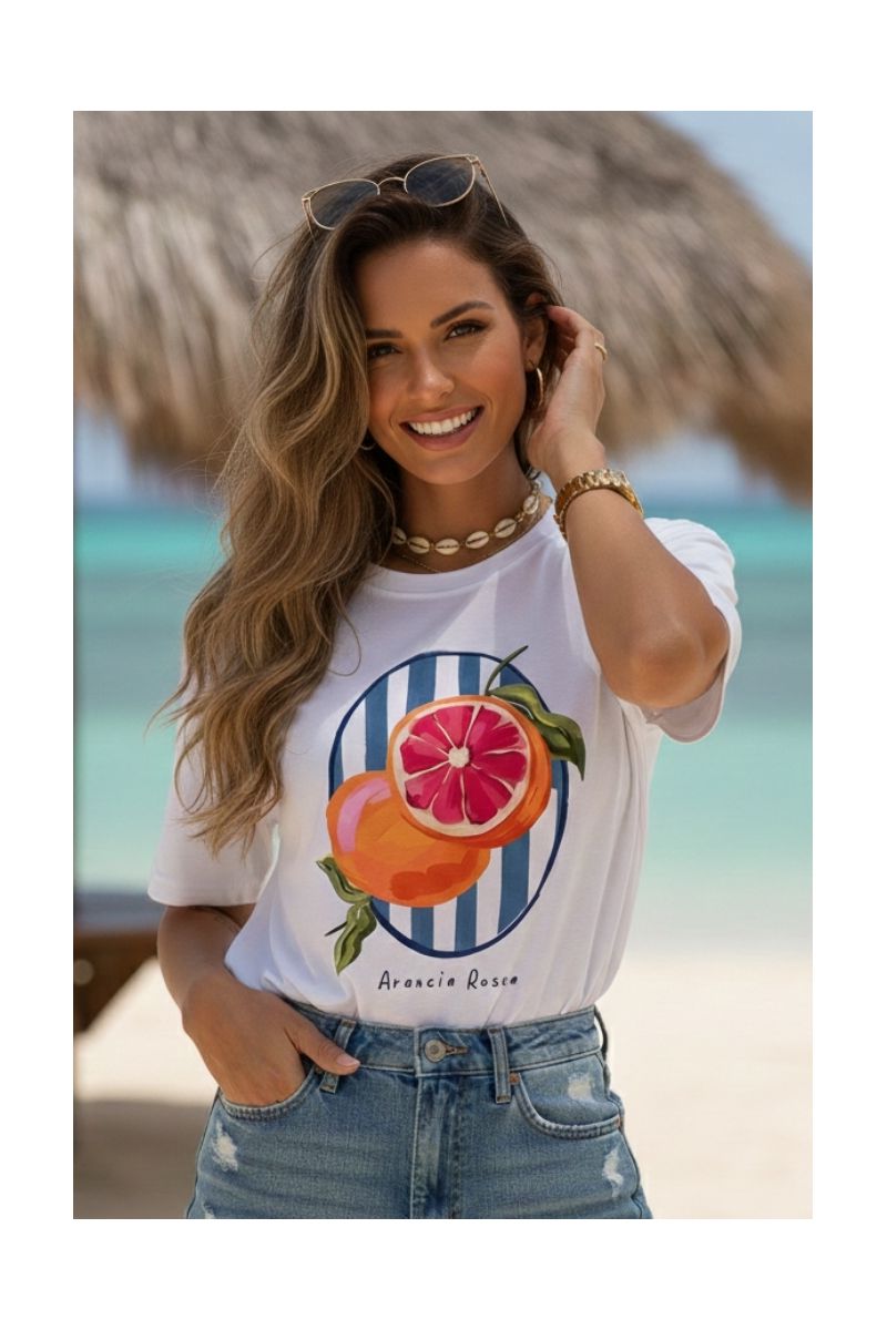 Camiseta Feminina Arancia Rossa