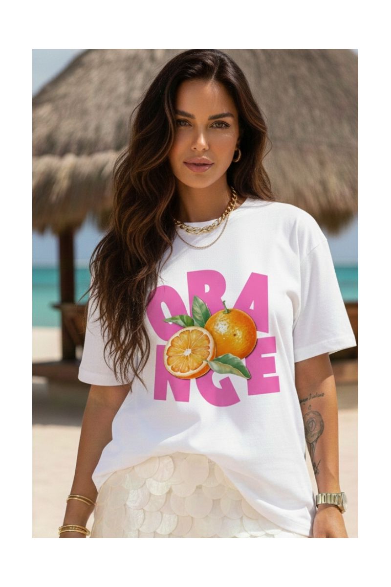 Camiseta Feminina Orange