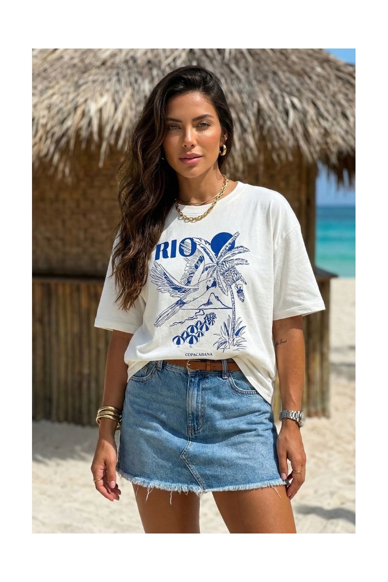 Camiseta Feminina Rio Copacabana